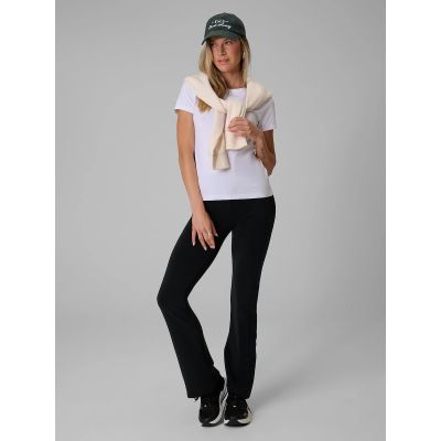 4. Women's slim plain T-shirt 4F 4FRMM00TTSHF3619-10S