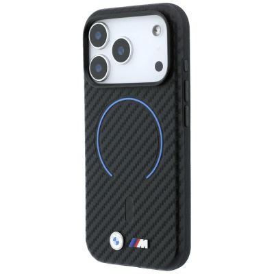2. BMW M Carbon Printed Ring MagSafe Case for iPhone 17 Pro Max / 18 Pro Max - Black