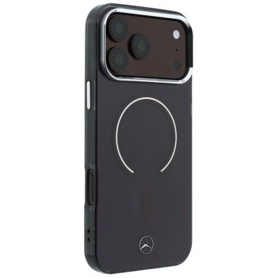 4. Mercedes Double Layer Iconic Logo MagSafe case for iPhone 18 Pro Max / 17 Pro Max - burgundy