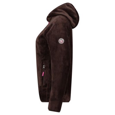4. Women’s Fleece Jacket Geographical Norway UPALOOD BROWN DB LADY 047-1 (WZ4176F/GN-BROWN)