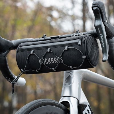 4. Rockbros TL002 ROAD TO SKY 1.5L Handlebar Bike Bag Waterproof - Black