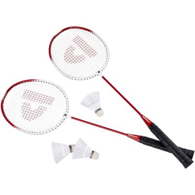 3. DONNAY 6-IN-1 RED BADMINTON SET IN CASE