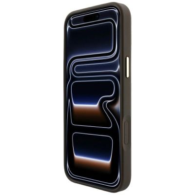 5. Guess 4G with Stripe Round and Classic Logos MagSafe Case for iPhone 17 Pro Max / 18 Pro Max - Brown