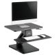 5. Maclean MC-882 Desk Stand for Keyboard, Monitor, or Laptop. For sitting and standing work. Gas spring. Black.