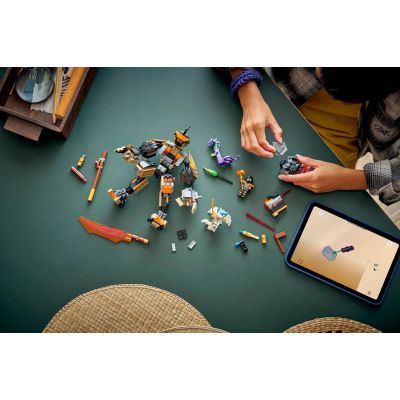 11. LEGO NINJAGO 71854 Cole's Mission Mech and Dragon Zane