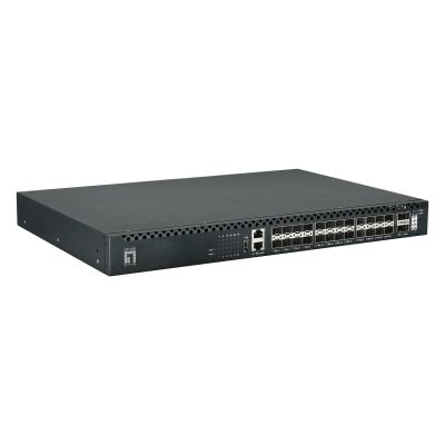 3. LevelOne 24x10GSFP+/2x 100GQSFP TOR Managed L3 1Gbps Switch