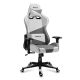 23. Huzaro Force 6.2 White Mesh Gaming Chair