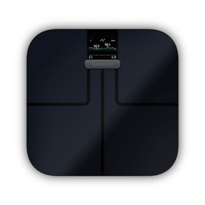 9. Garmin Index S2 Black Bathroom Scale