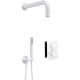 Concealed shower set with thermostatic BOX