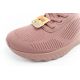6. Skechers Bobs Squad-Chaos women's comfortable SLIP-INS sports shoes pink