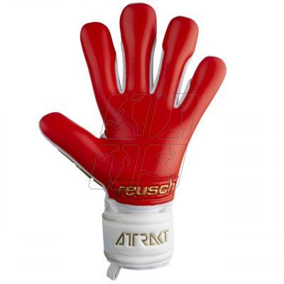 3. Reusch Attrakt Freegel Silver M 5370235 1011 goalkeeper gloves