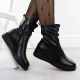 5. Women's black wedge ankle boots Vinceza 26-58557