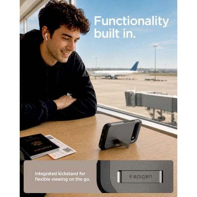 13. Spigen Tough Armor Mag MagSafe Case for Google Pixel 11 - Dark Gray
