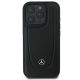 3. Mercedes Leather Urban iPhone 16 Pro Case - Black