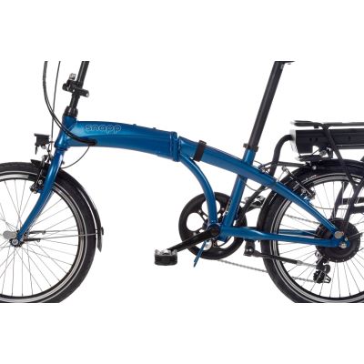 16. Snapp City-E Blue Folding Electric Bike