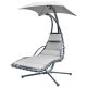 5. SWING ROCKING CHAIR WITH UMBRELLA LISBON GRAY