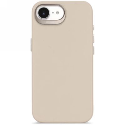 Decoded Silicone Backcover case with MagSafe for iPhone 16e - beige