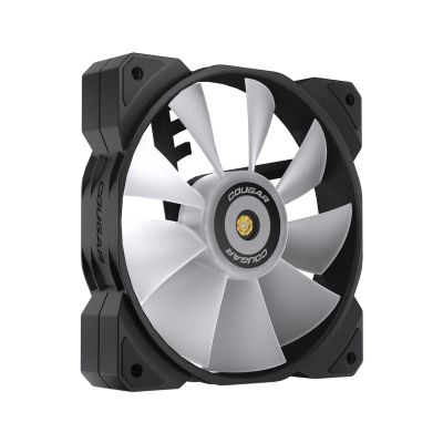 4. COUGAR CGR-CF-MHP12HB3-RGB Computer Case Air Cooler 12 cm Black, White 3 pcs.
