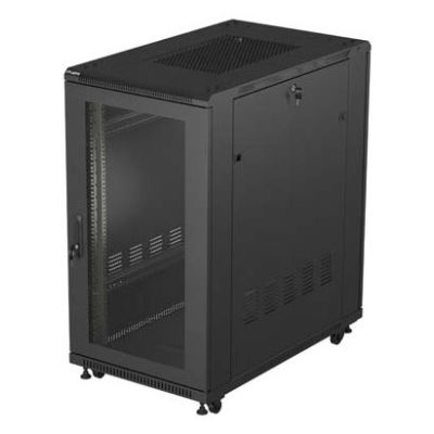 Lanberg FF01-6022-23B 22U Rack Freestanding Rack Black
