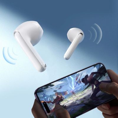 11. Joyroom JR-FB1 Funpods Bluetooth 6.0 In-Ear TWS Wireless Headphones - White
