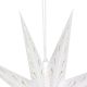 11. PAPER DECORATION STAR 45CM 9 ARMS WHITE