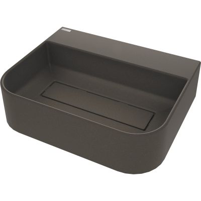Granite countertop washbasin with space for a tap - with a cover