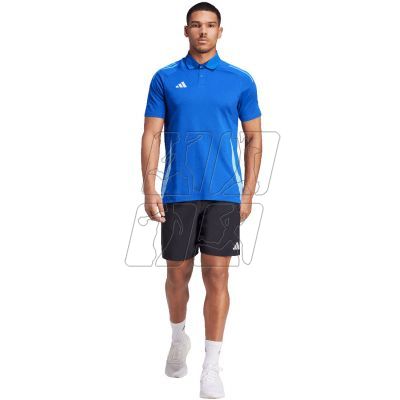 4. Adidas Tiro 24 Competition Polo men&#39;s T-shirt, blue IR7566