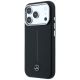 2. Mercedes Leather Semi Wrap Iconic Line MagSafe Case for iPhone 17 Pro Max - Black