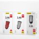 3. Dudao 3.4A smart car charger 2x USB silver (R6S silver)