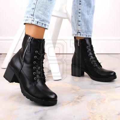 9. Potocki W WOL177A high heel and platform ankle boots, black