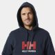 3. Helly Hansen Men's HH LOGO HOODIE 54582 597