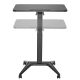 15. MACLEAN MOBILE DESK LAPTOP TABLE BLACK MC-453B