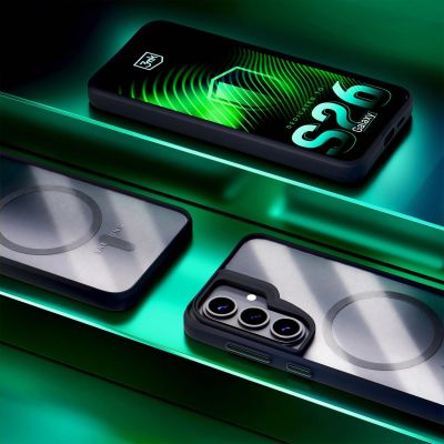 5. 3mk Satin Armor MagCase for Samsung Galaxy S26 - Transparent Black