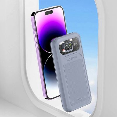8. Acefast powerbank 10000mAh Sparkling Series fast charging 30W gray (M1)