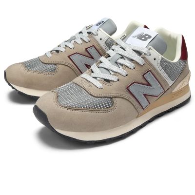 7. New Balance U574 brown Lifestyle unisex sneakers (U574SKB)