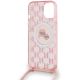6. Karl Lagerfeld IML Crossbody Monogram Karl & Choupette Head MagSafe case for iPhone 15 / 14 / 13 - pink