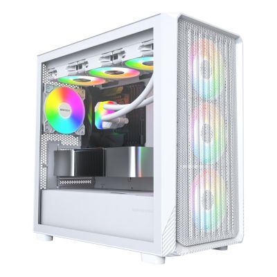 2. Montech X5M (W) Micro Tower Computer Security & Mounts White