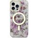 3. Guess GUHMP14LHCFWST iPhone 14 Pro 6.1" transparent hardcase Flower MagSafe