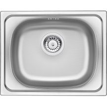 Steel sink, 1-bowl, ZEU 310A 5908212005583