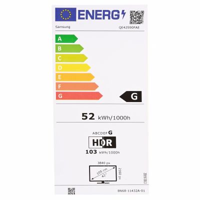 19. Samsung QE42S90F OLED TV 42" 4K Ultra HD 144Hz Tizen Dolby Atmos Black