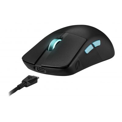 ASUS ROG Harpe Ace Aim Lab Edition Gaming Mouse Ambidextrous RF Wireless + Bluetooth + USB Type-A Optical 36000 DPI