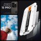8. Spigen Glas.tR EZ Fit FC Tempered Glass for iPhone 15 Pro - Black 2 pcs.