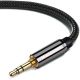 2. Wozinsky AUX Cable Angled (Male-Male) Mini Jack Cable 2m Black