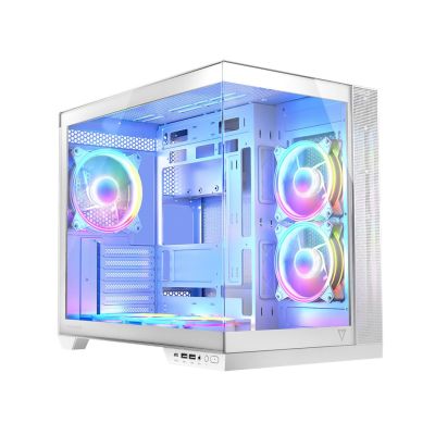 16. MODECOM VOLCNO PANORAMA APEX ARGB 5F MIDI WHITE CASE