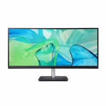 Acer CB343CUR 86.4 cm (34") Computer Monitor 3440 x 1440 px UltraWide Quad HD LED Black, Silver