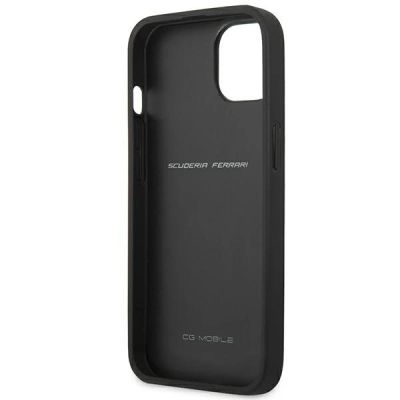 7. Ferrari FESAXHCP13SBK iPhone 13 mini 5.4" black/black hardcase On Track Carbon Stripe
