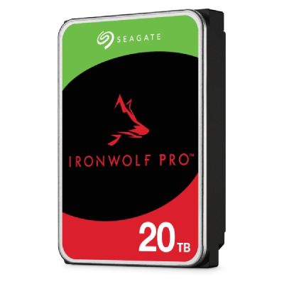 2. Seagate IronWolf Pro HDD (20 TB; 256MB; 3.5"; SATA)