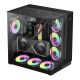 4. GameMax NEX C56 VC BK Midi Tower Computer Security & Mounts Black