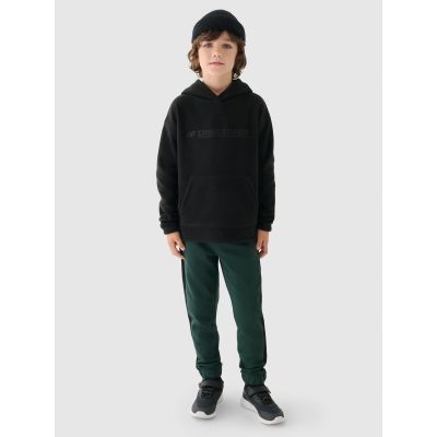 3. Boys' regular hooded fleece 4F Junior 4FJWAW24TFLEM213-20S