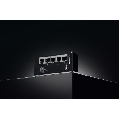 10. Teltonika TSF000 Unmanaged Fast Ethernet (10/100) PoE Support Desktop Black